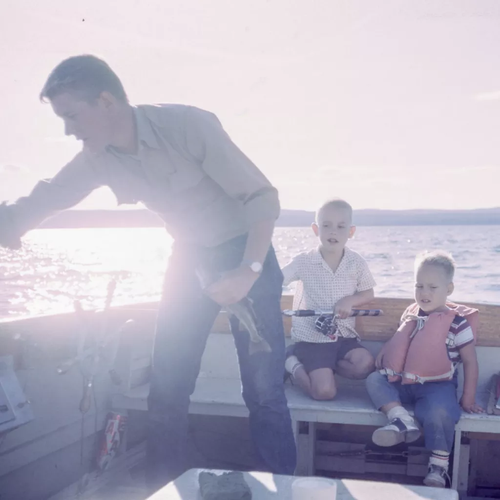 The family tradition of going fishing together.