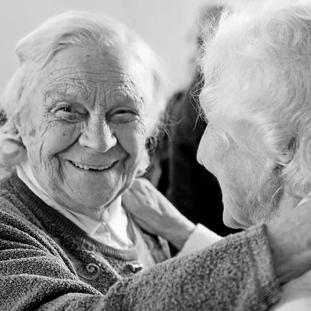 Two elderly ladies.