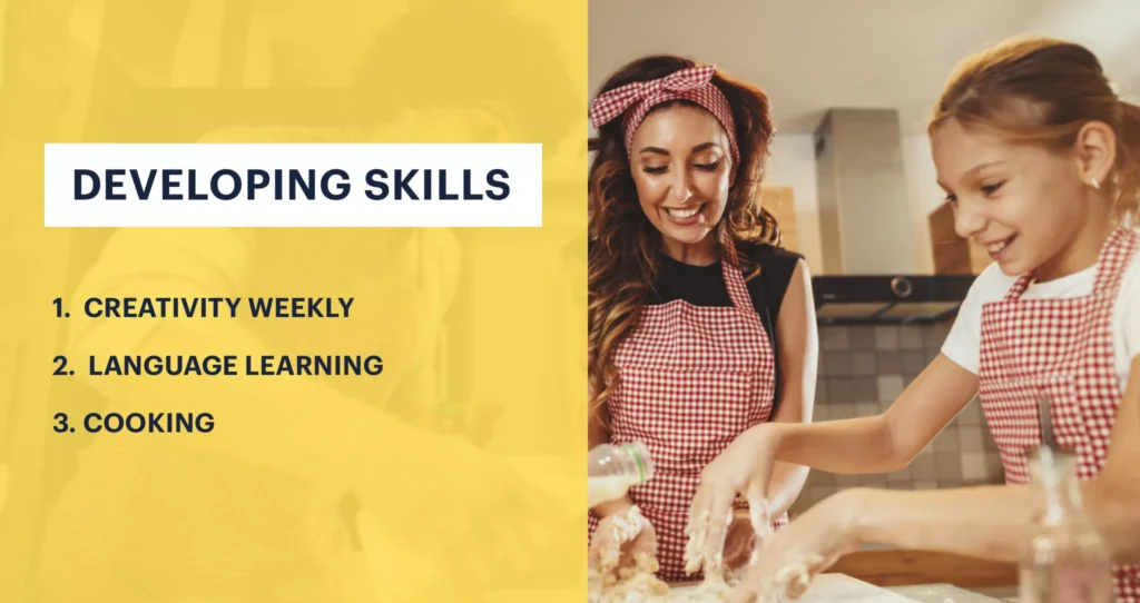 List of skill-based challenges for families.
