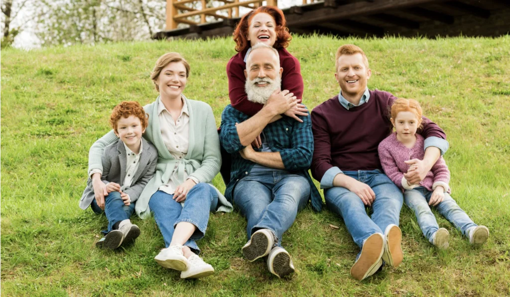 A multigenerational family who uses digital storytelling to stay connected even when they are apart.