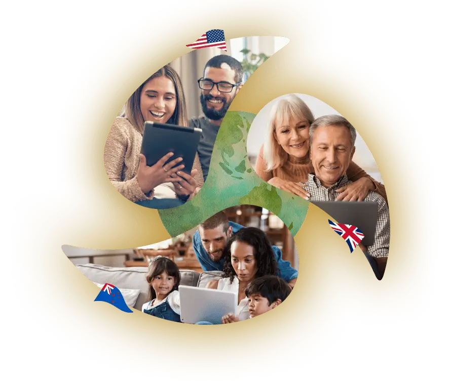 Simirity is a digital scrapbook of memories, shared with family groups around the world